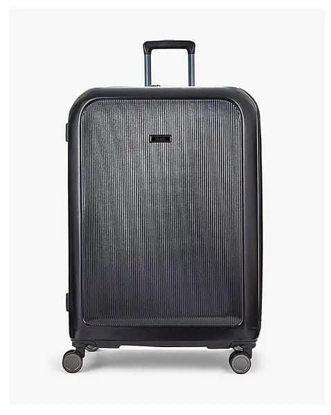 Rock Luggage Austin EA60301 8 Wheel Hardshell Medium Black Suitcase