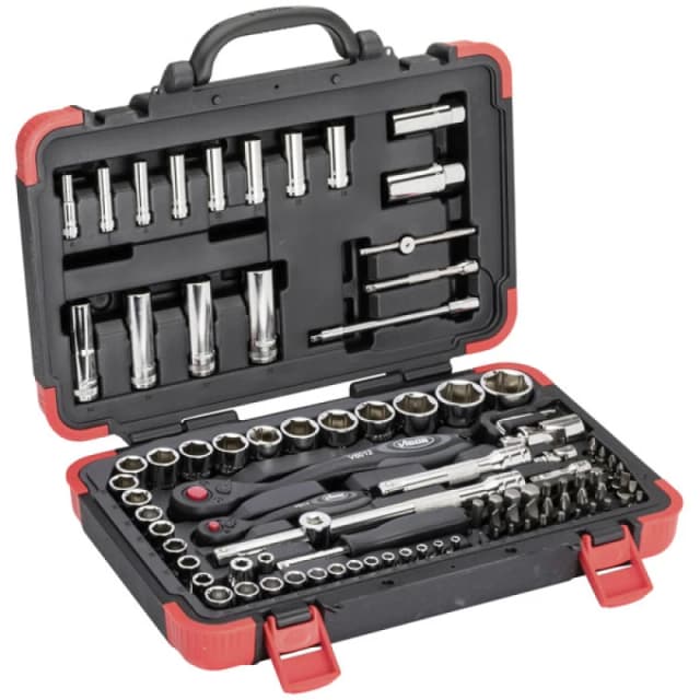 VIGOR V2461N Socket set Drive: 3/8Inch, Number of tools: 172, Male Hex Socket set (5840)