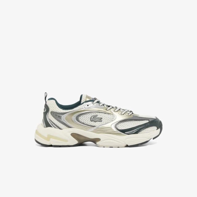 Lacoste storm 96 2k trainers in white & grey White/Grey UK 8 (EU 42)