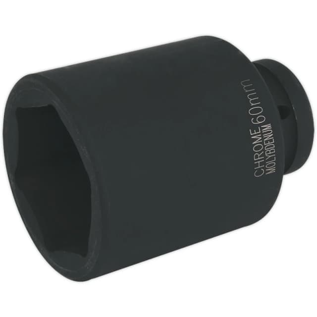 Loops 60mm Forged Deep Impact Socket - 1" Sq Drive - Chromoly Wrench Socket Multi