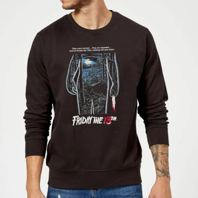 Friday the 13th Vintage Poster Sweatshirt - Black - M
