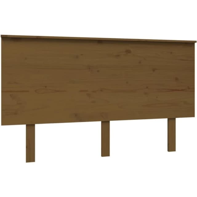 Vidaxl Bed Headboard Honey Brown 139X6X82.5cm Solid Wood Pine, Brown 819168