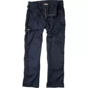 Apache Mens APIND Industry Work Trousers Navy 30" 29"