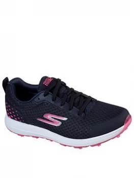 Skechers Fairway 2 Spikeless Golf Trainers - Navy/Pink