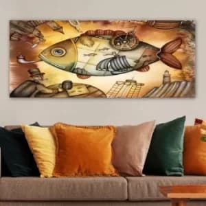 YTY23800825_50120 Multicolor Decorative Canvas Painting