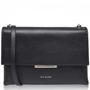 Ted Baker Diilila Soft Leather Envelope Cross Body Bag - black