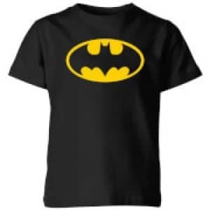 Justice League Batman Logo Kids T-Shirt Black