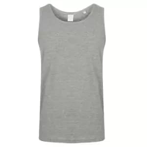 SF Mens Feel Good Stretch Vest (S) (Heather Grey)