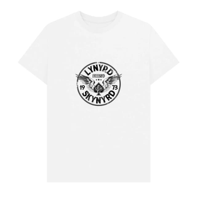 Lynyrd Skynyrd Mens Freebird T-Shirt in White Size: Small White Male S