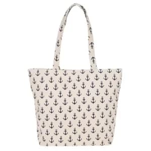 Nautical Tote Bag Cream
