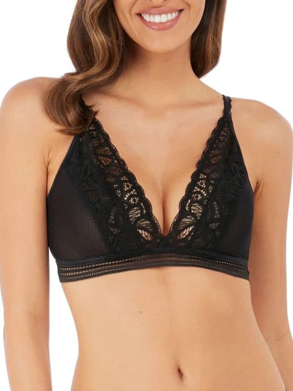 Wacoal Womens non-wired bra Wacoal Raffine Noir Female L