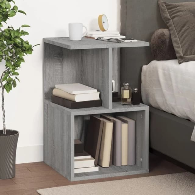 VIDAXL Bedside Cabinet Grey Sonoma 35x35x55cm Engineered Wood Vidaxl 8720286932476