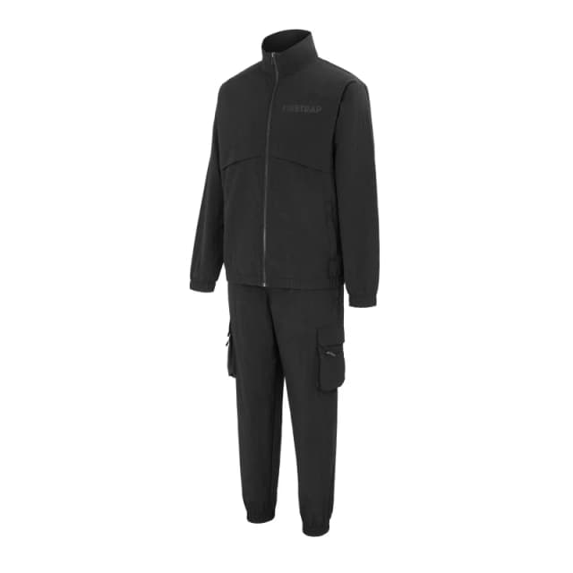 Firetrap Mens Zip Tracksuit Black male M