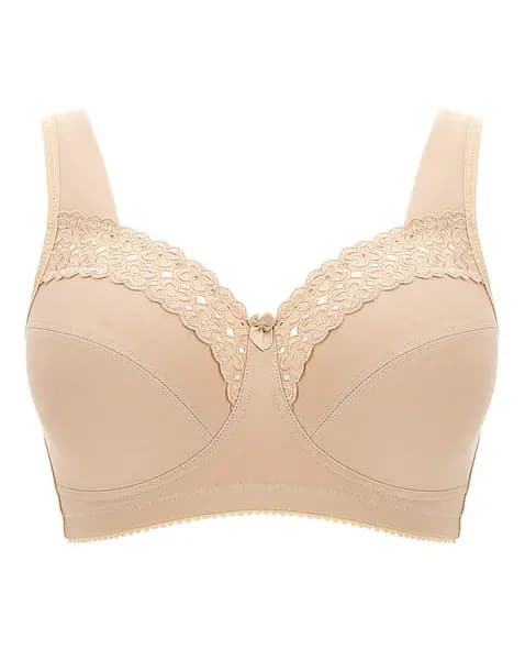 Miss Mary of Sweden Miss Mary Broderie Anglaise Bra Skintone Skin Tone Female 42D FQ22218