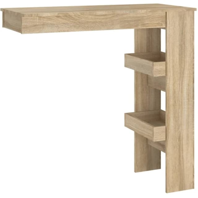 VIDAXL Vidaxl - Wall Bar Table Sonoma Oak 102x45x103.5cm Engineered Wood 8720286966020