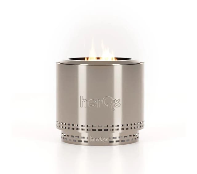 HERQS Smokeless Blaze Fire Pit - Silver 9505858982924