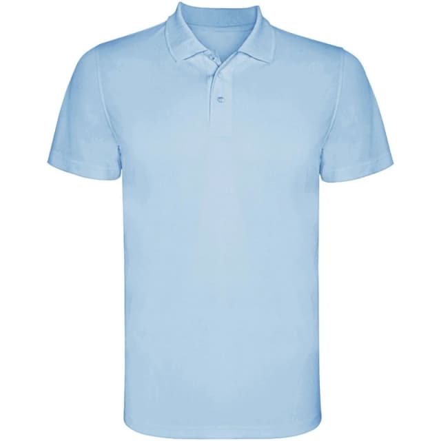 ROLY ROLY Men Monzha Short-Sleeved Polo Shirt in Blue Size: Small Blue S Male 5063470829163