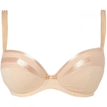 Maison Lejaby Elixir nue 3 section padded balconette - Nude