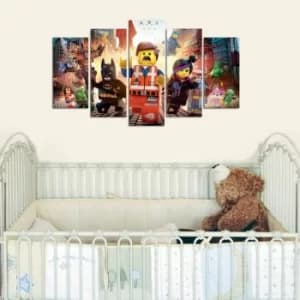 5MDFCO-10 Multicolor Decorative MDF Painting (5 Pieces)