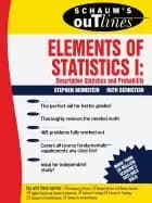 schaums outline of elements of statistics i descriptive statistics and prob