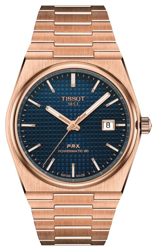 Tissot T1374073304100 PRX Powermatic 80 (40mm) Dark Blue Watch