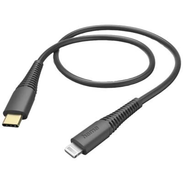 Hama Hama 00201602 lightning cable 1.5 m Black 00201602