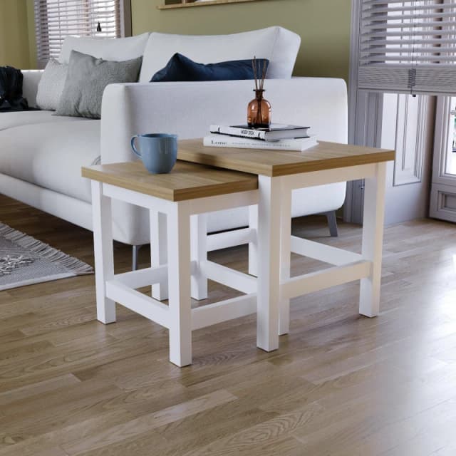 Lassic Vida Designs Arlington Nest Of Tables White unisex Multi