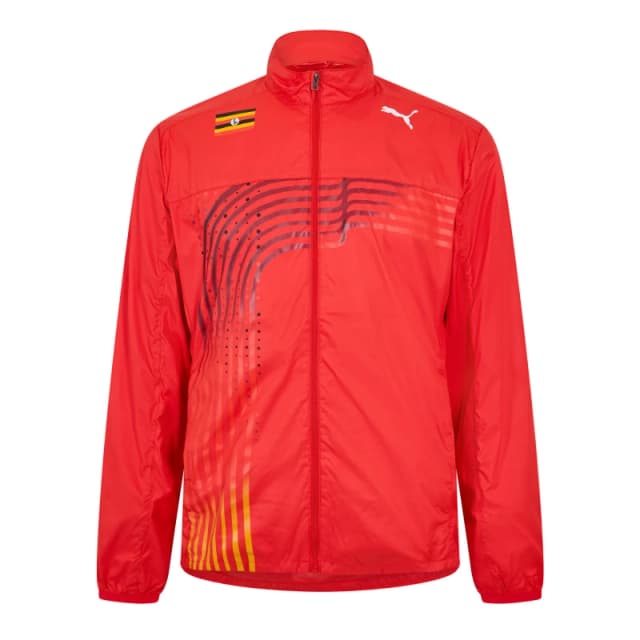 Puma (5) Warm-Up Jacket Mens Red male S