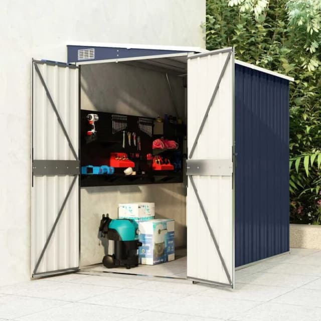 VIDAXL Wall-mounted Garden Shed Anthracite 118x194x178cm Steel Vidaxl 8720286512982