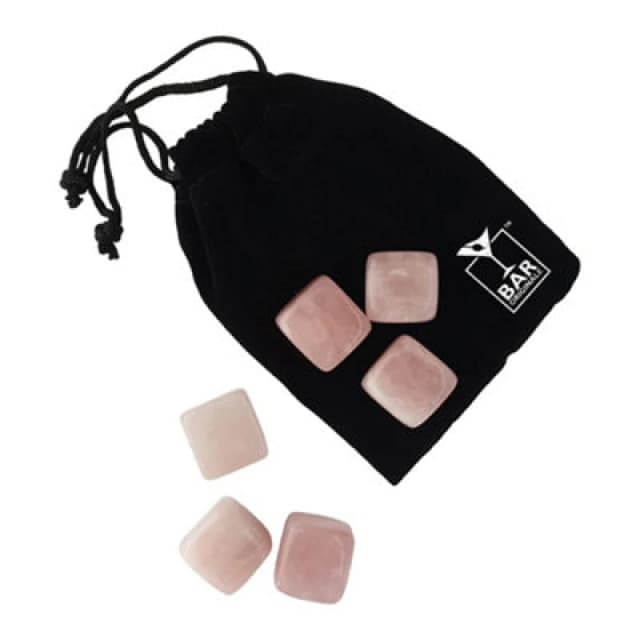 Original Products Bar Originale Pink Quartz Chilling Stones 6 Pack Pink unisex