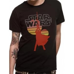 Star Wars - Retro Suns Mens Small T-Shirt - Black