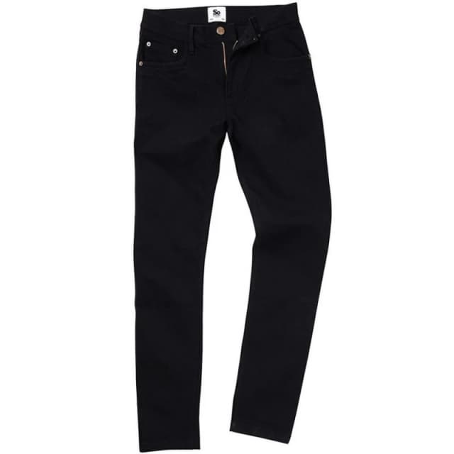 AWDis AWDis Men So Denim Max Slim Jeans in Black Size: 34R Black 34R Male 5057520498812