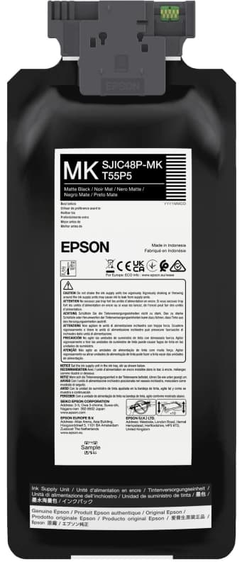 Epson SJIC48P(MK) Matte Black Ink Cartridge - C13T55P540 (Original)