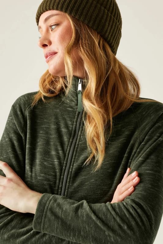 Womens full-zip fleece Regatta Mayse Vert Female 48