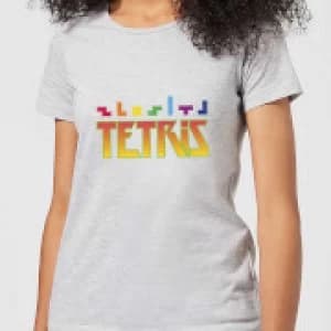 Tetris Multi Blocks Womens T-Shirt - Grey - 3XL