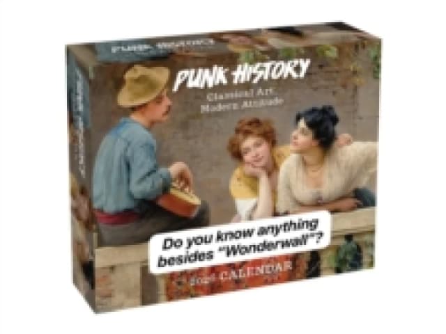 Punk History 2026 Day-to-Day Calendar : Classical Art, Modern Attitude Calendar