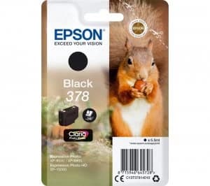Epson Squirrel 378 Black Ink Cartridge