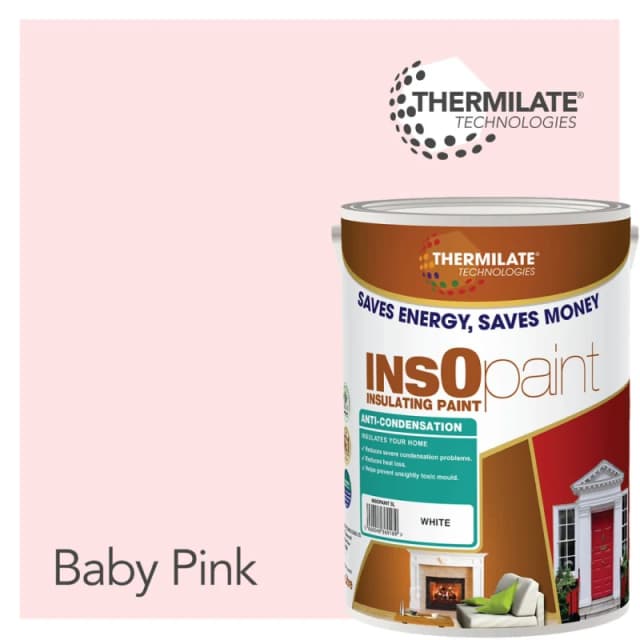 THERMILATE TECHNOLOGIES Anti Condensation Paint - 5L in Baby Pink Baby Pink Unisex 5L