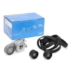 SKF V-ribbed belt set VKMA 38070 Serpentine belt kit,Auxiliary belt kit MERCEDES-BENZ,JEEP,E-Klasse Limousine (W211),C-Klasse Limousine (W203)