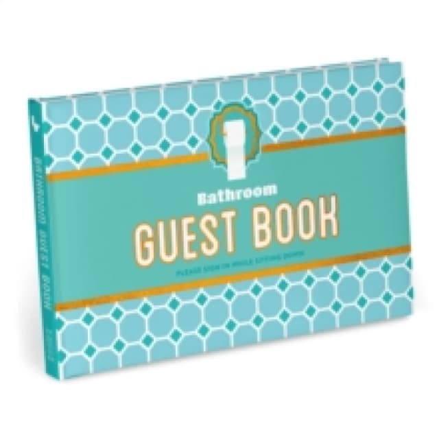 Knock Knock Bathroom Guestbook (Second Edition) Notebook / blank book