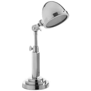 Premier Housewares Macon Adjustable Table Lamp - Silver Finish
