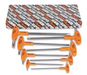 Beta Tools 96TINOX/S8 8pc INOX Stainless Steel Offset Hex Key Wrench Set (Box)