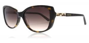 Swarovski SK0124 Sunglasses Havana 52F 56mm