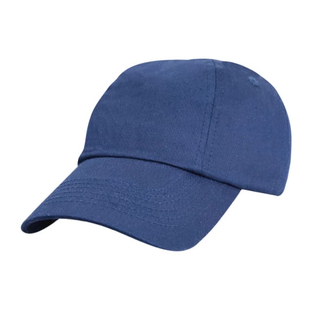 Result Cotton Low Profile Baseball Cap in Blue Blue Unisex One Size