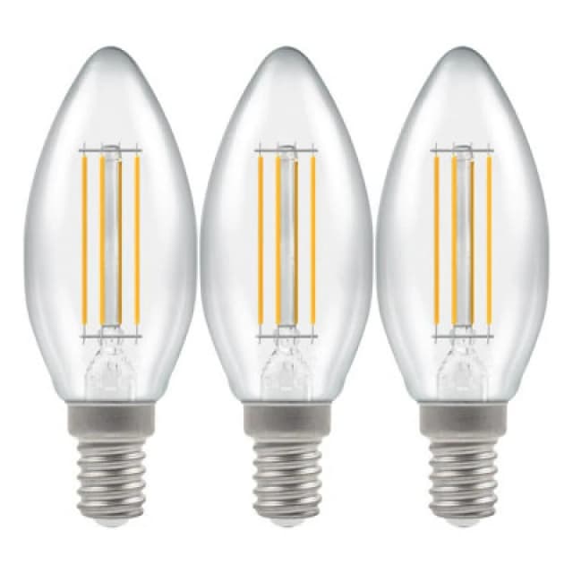Crompton Lamps LED Candle 6.5W E14 Filament Cool White Clear