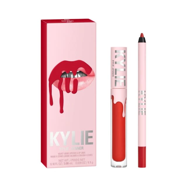 Kylie Cosmetics Velvet Lip Kit (Various Shades) - 405 Red Velvet