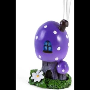 Purple Smoking Toadstool Incense Cone Holder
