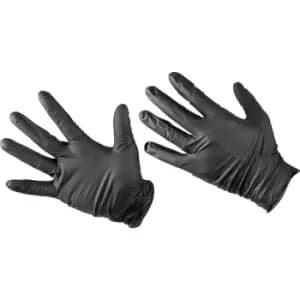 Black Mamba Super Tough Disposable Gloves (100 Pack), Size XL Latex