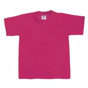 B&C Kids/Childrens Exact 190 Short Sleeved T-Shirt (12-14) (Sorbet)