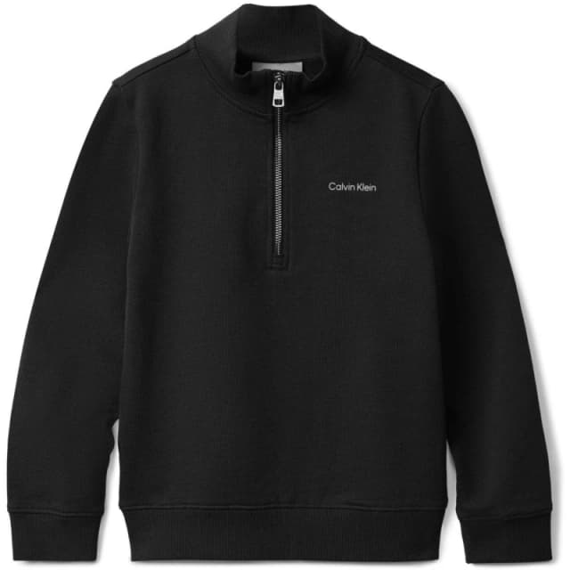 Calvin Klein Jeans Kids 1/4 Zip Fleece CK Black BEH male 8Y